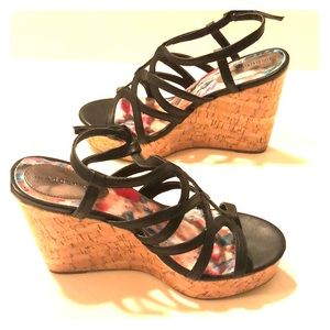 Black cork wedges